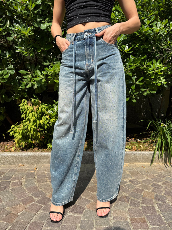 Jeans brillantino F32156
