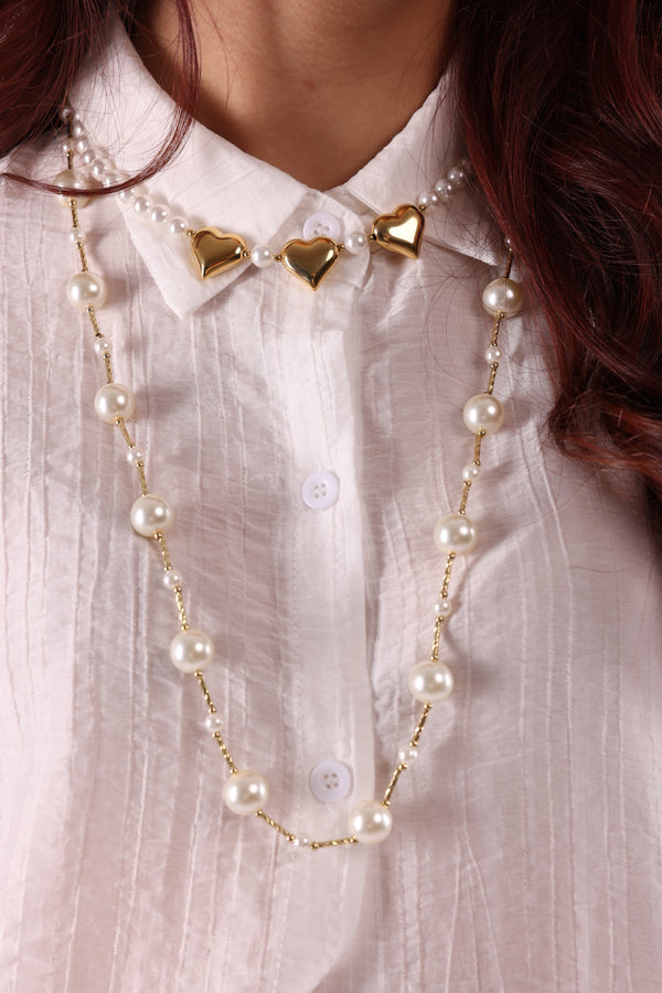Collana love perle